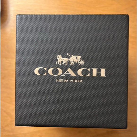 Coach 2pc Stone Sparkle Bangle Bracelet Jewelry Set Multicolor - Picture 4 of 5